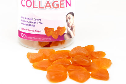 Collagen Gummies- Natural Marine Collagen for Women, and Men- Collagen Supplements for Skin Hair, Nails- Hydrolyzed Type 2 & 1 3- Replace Pills and Powders - No Gelatin, Kosher, Halal- 100 Ct. Flamingo Supplements buy supplements Au
