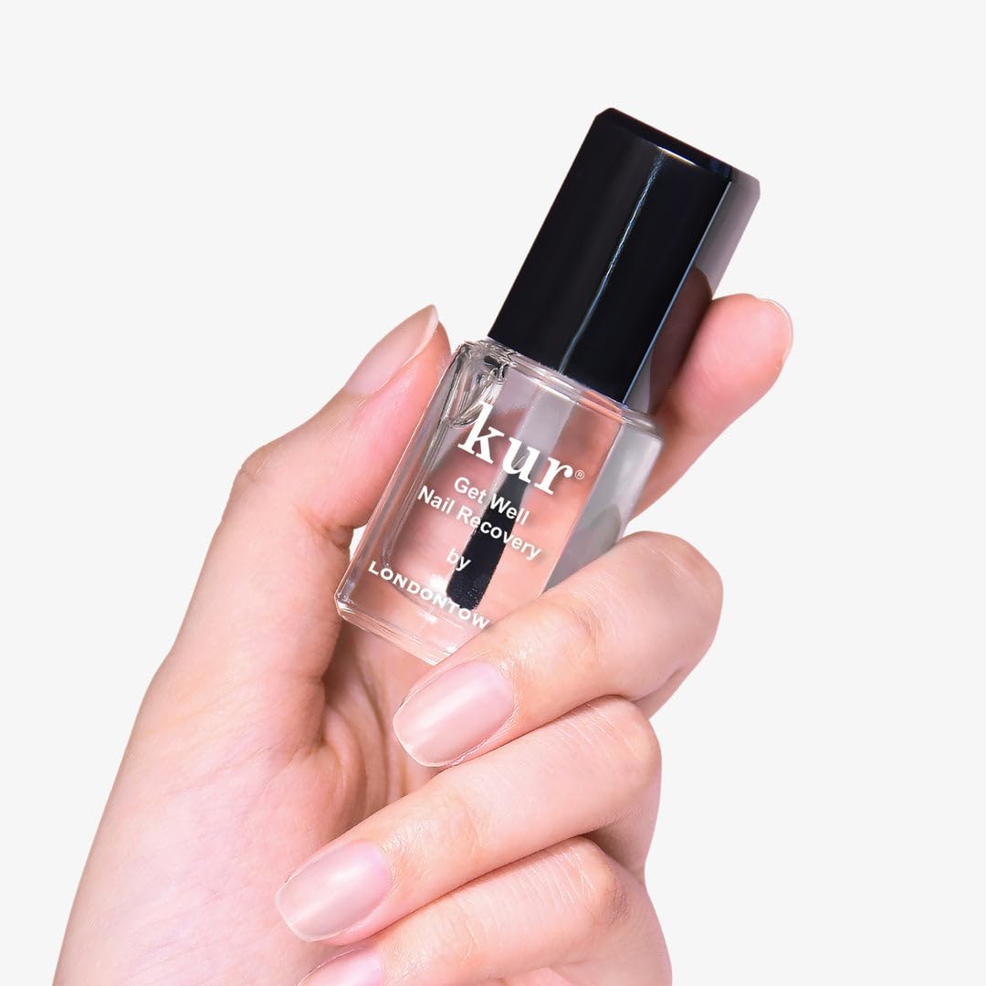 LONDONTOWN Get Well Nail Recovery - Strengthening Nail Care Repair Treatment for Weak Damaged Nails | Clear Nail Polish