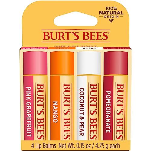Burt's Bees 100% Natural Moisturizing Lip Balm (Superfruit) Burt's BeesBuy Supplements Australia