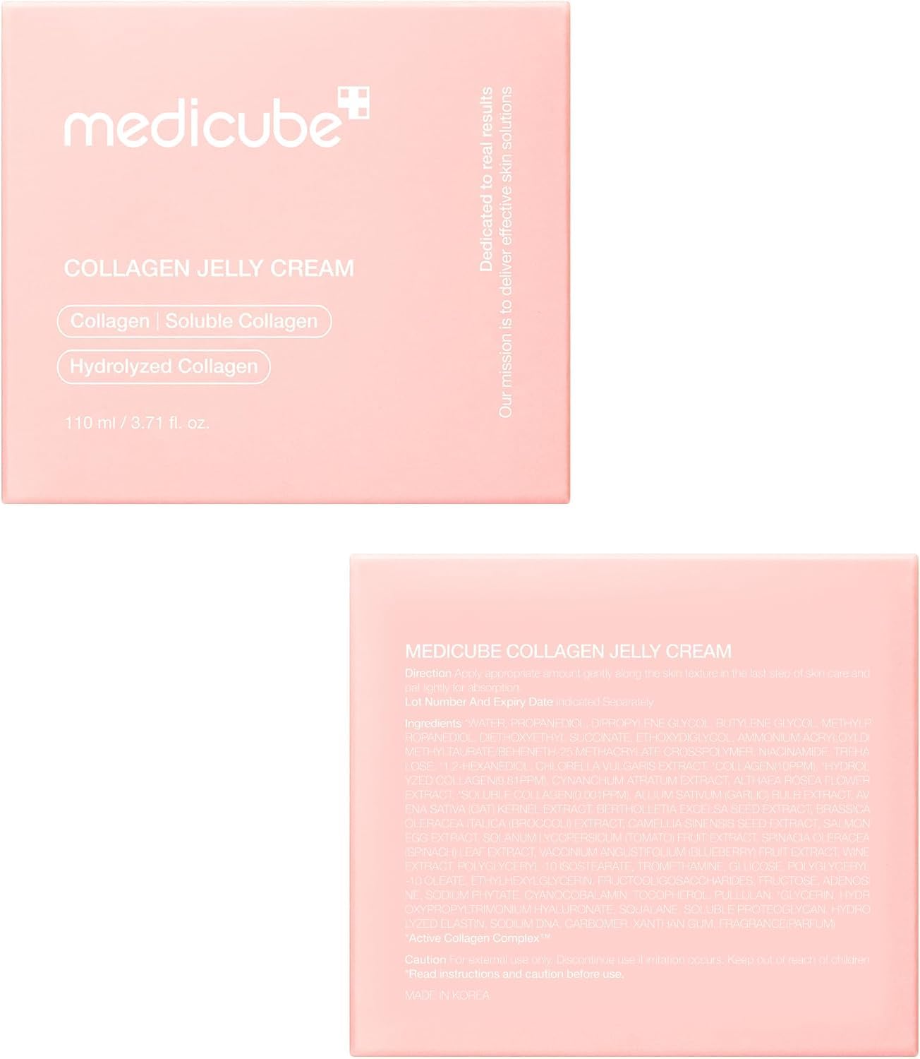 medicube Jelly Cream with Collagen, Niacinamide | Freeze-Dried Hydrolyzed Collagen