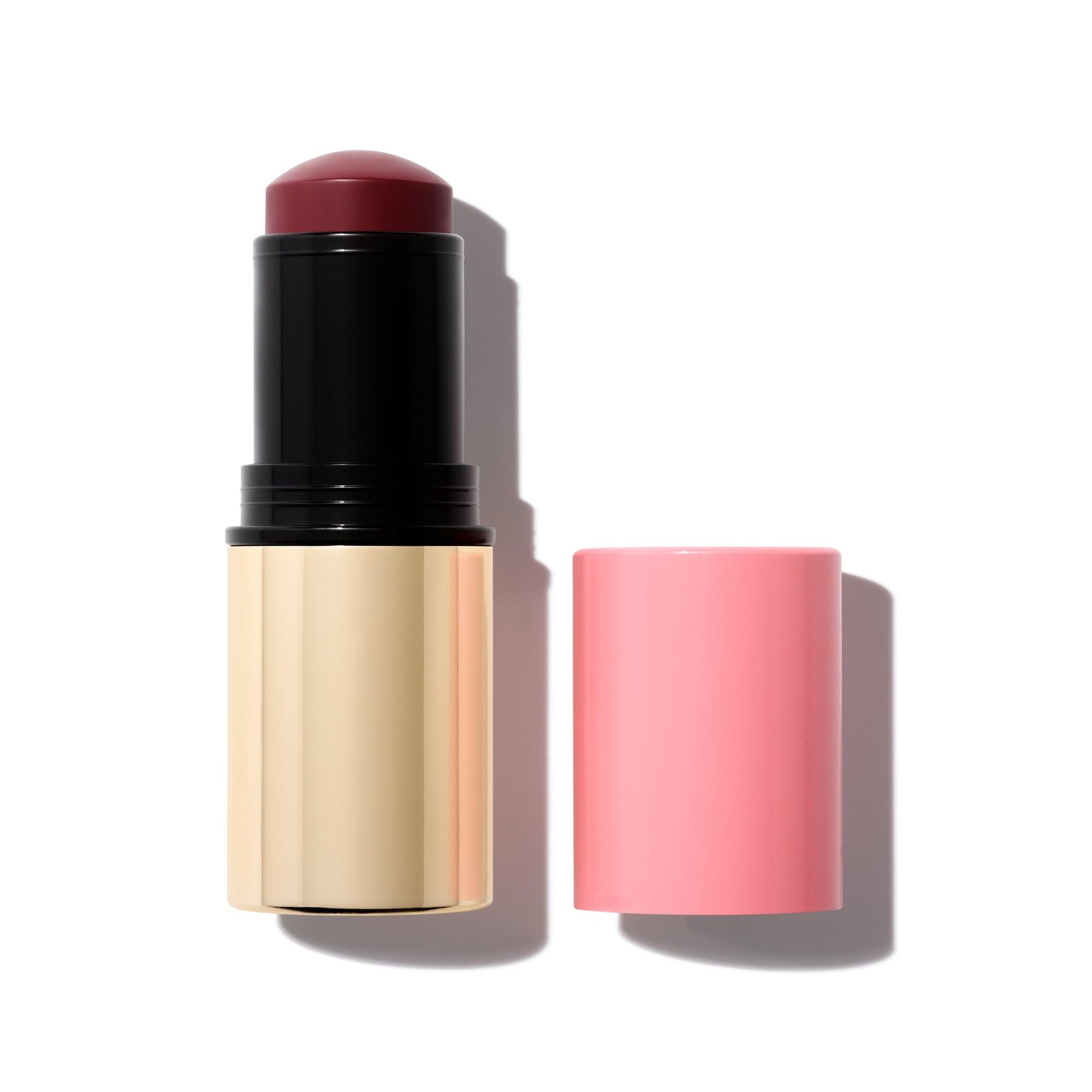 MAKE Beauty Cream Stroke Cream Blush Stick for Cheeks - Vibrant yet Natural Soft Matte Finish - Shade Rouge Moon, Berry Plum Blush Makeup MAKEBuy Supplements Australia