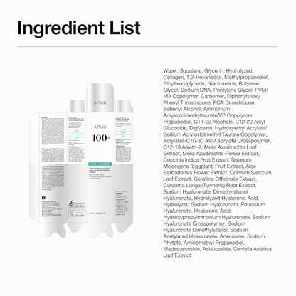 Anua PDRN Hyaluronic Acid 100 Moisturizing Cream, Lightweight, Non-Greasy Hydrating Face Moisturizer with Salmon DNA for Glass Skin, Korean Skincare (2.02 fl oz) ANUABuy Supplements Australia