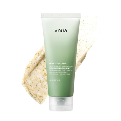 Anua Heartleaf Quercetinol Pore Deep Cleansing Foam, Face wash for Pore Refining Cleanser, Hydrating Daily Facial Cleanser