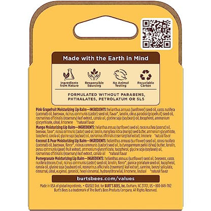 Burt's Bees 100% Natural Moisturizing Lip Balm (Superfruit) Burt's BeesBuy Supplements Australia