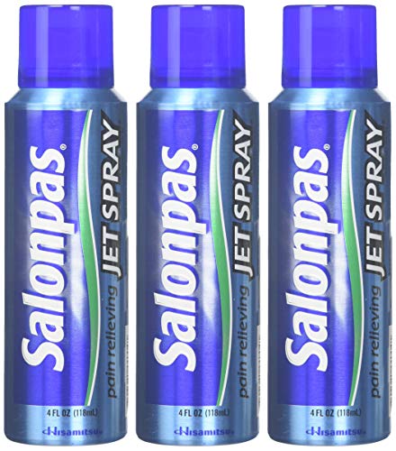 Salonpas Pain Relieving Jet Spray 4 oz (Pack of 3) SalonpasBuy Supplements Australia
