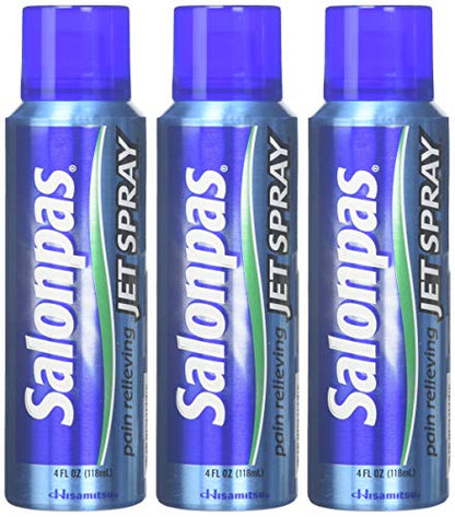Salonpas Pain Relieving Jet Spray 4 oz (Pack of 3) SalonpasBuy Supplements Australia