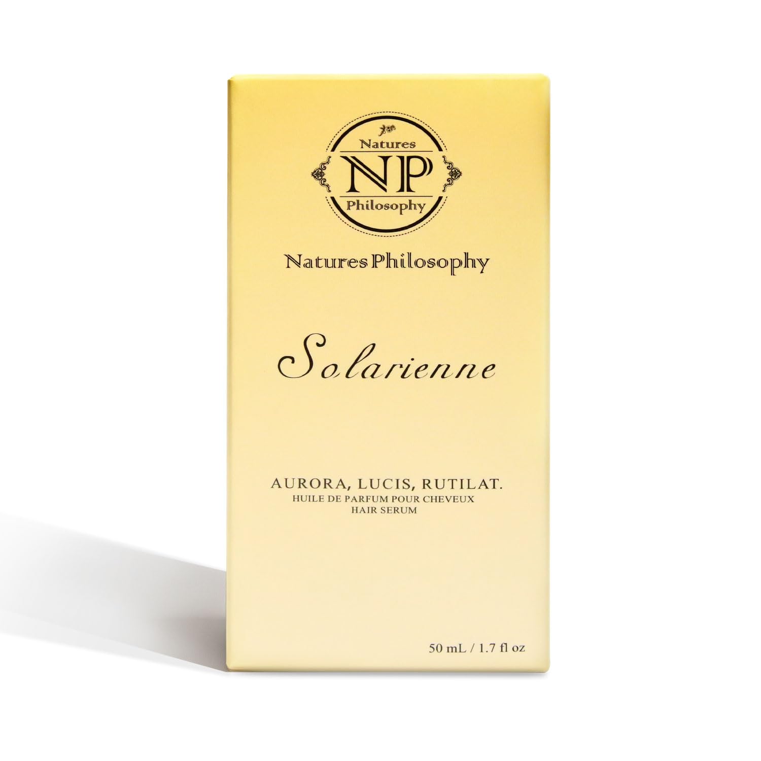 NP NATURES PHILOSOPHY Hair Perfume, Leave-in Hair Serum & Shine Hair Spray for Women, Anti-Frizz, Long Lasting Fragrance, Lightweight Conditioner & Glossier Hair Perfume oils - 50ml（Solarienne） NP NATURES PHILOSOPHYBuy Supplements Australia