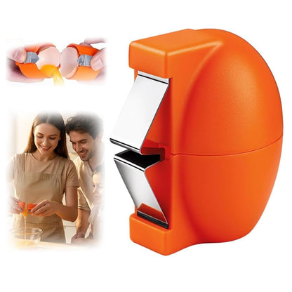 New Egg Shell Opener Egg Cracker Tool Stainless Steel, Multifunctional Egg Shell Opener for Raw Or Hard-Boiled Eggs, Kitchen Gadget for Cooking Baking (Orange Red) CLRZOLBuy Supplements Australia