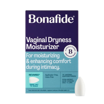 Bonafide Vaginal Moisturizer for Dryness Relief Revaree – 5 mg Hyaluronic Acid – Hormone-Free, Estrogen-Free – For Mild to Moderate Vaginal Dryness & Everyday Comfort — 1-Month Supply Bonafide buy supplements Au