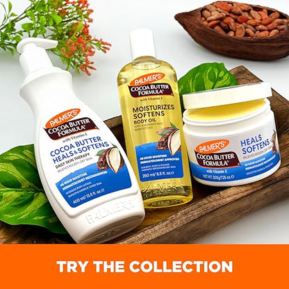 Palmer's Cocoa Butter Formula Daily Skin Therapy Solid Lotion with Vitamin E, Body Moisturizer for Extremely Dry Skin