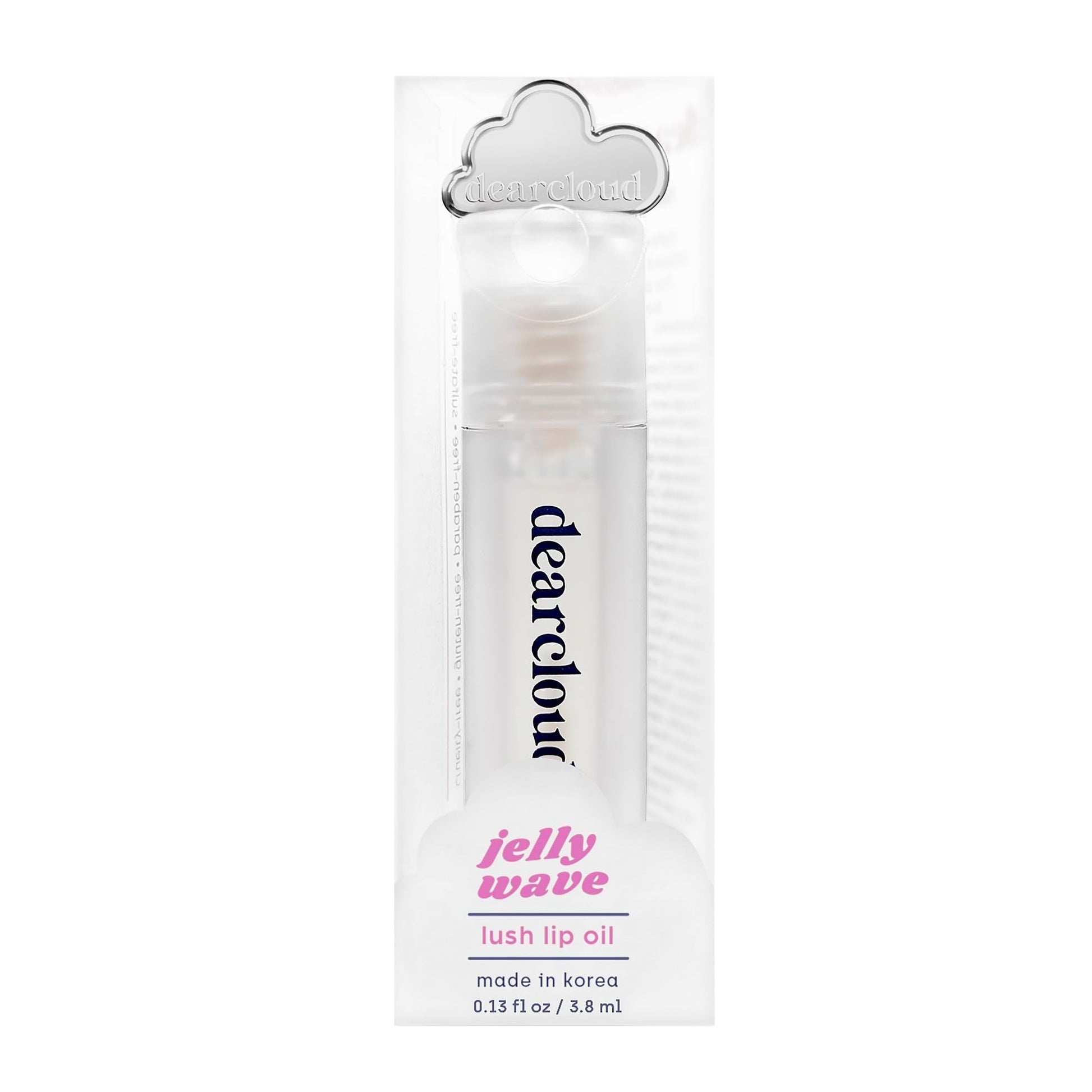 dearcloud Jelly Wave Lush Lip Oil – Clear Lip Gloss and Lip Gloss for Women - Korean skincare essential – Lip Oil for Women with Collagen - Diamond (0.13 oz) dearcloudBuy Supplements Australia