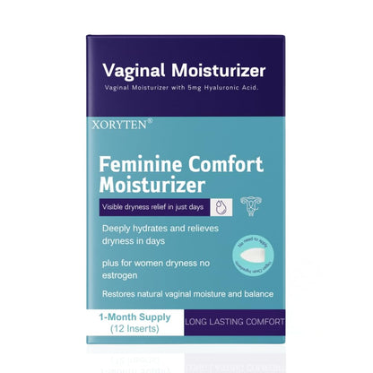 XORYTEN Vaginal Moisturizer for Revarey– 5mg Hyaluronic Acid – Vaginal Dryness, Hormone-Free Soothing Inserts, Non-Greasy, 12 Suppositories – 1 Month Supply (No fragrance) XORYTEN buy supplements Au