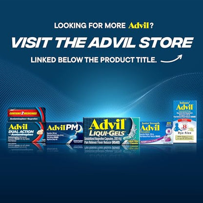 Advil Pain Reliever and Fever Reducer, Ibuprofen 200mg for Pain Relief - 300 Count, Advil PM Pain Reliever and Nighttime Sleep Aid, Ibuprofen for Pain Relief and Diphenhydramine Citrate - 2 Count AdvilBuy Supplements Australia