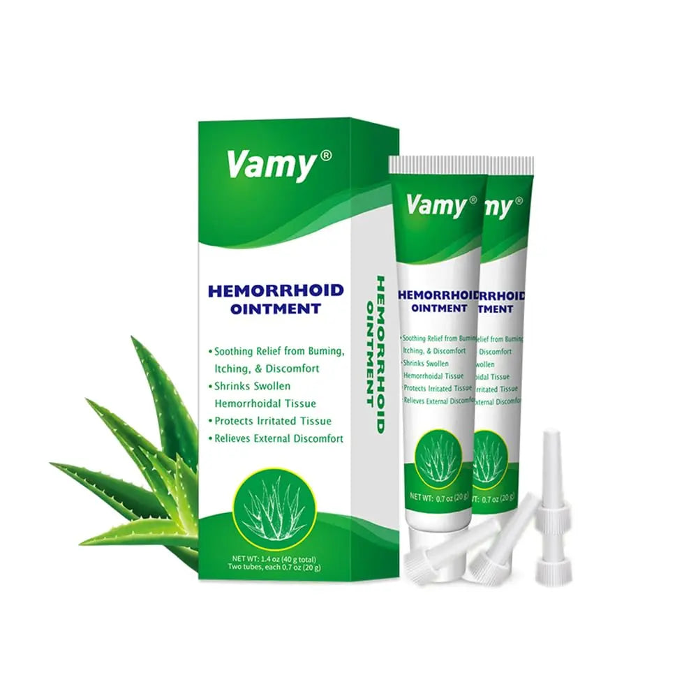 vamy Herbal Hemorrhoid Cream, Hemorrhoid Treatment and Hemorrhoids Cream with Lidocaine 4% and Phenylephrine HCI for Fast Relief of Pain, Swelling, Itching, Burning, Hemorrhoidal Treatment. 2 pc vamyBuy Supplements Australia