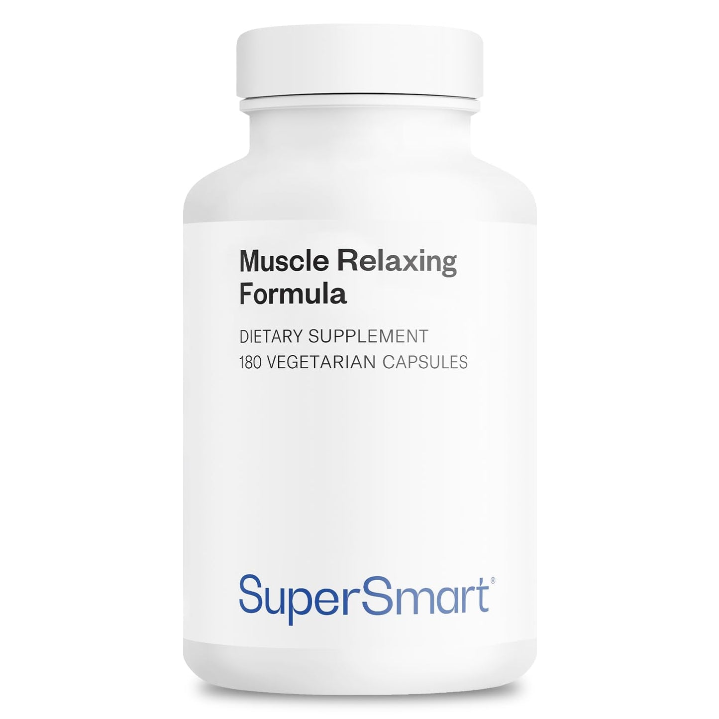 Supersmart - Muscle Relaxing Formula (Advanced Complex) - with Magnesium, Calcium, Vitamin E, Plants Extracts | Non-GMO & Gluten Free - 180 Vegetarian Capsules SupersmartBuy Supplements Australia