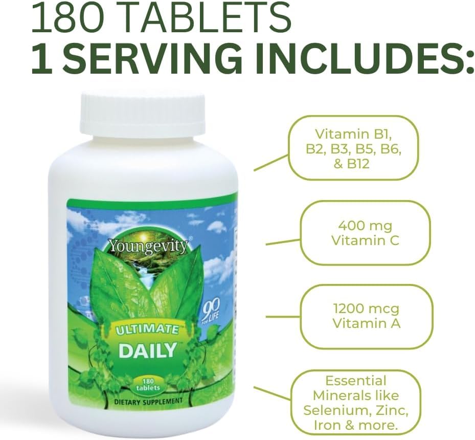Youngevity Ultimate Daily Capsules 180 Count (Pack of 2) YoungevityBuy Supplements Australia