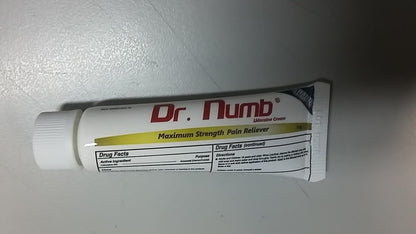 Dr. Numb 5% Lidocaine Numbing Cream, Nonprescription Maximum Strength Topical Anesthetic Cream - Temporary Relief of Pain, Itch, Discomfort for Hemorrhoid and Anorectal Uses - 10g Pack of 1 Dr. NumbBuy Supplements Australia