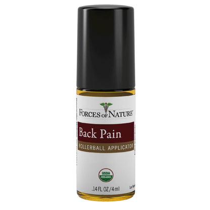 Forces of Nature Natural, Organic Back Pain Relief, w/Arnica & St John's Wort, Fast Acting Anti-Inflammatory Topical Muscle Soother for Lower Back, Sciatica, Neck, Non-GMO, Cruelty-Free, 0.14 Fl Oz Forces of NatureBuy Supplements Australia