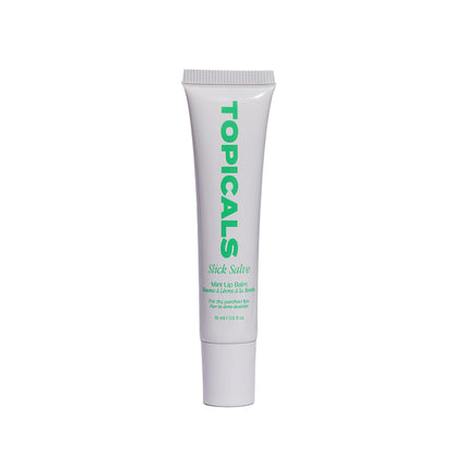 Topicals Slick Salve Mint Glossy Lip Balm | Soothes Discomfort, Strengthens Barrier and Provides Lasting Hydration & Relief | Vegan, Paraben-Free Formula with Hyaluronic Acid and Ceramides (0.5 Fl Oz) TopicalsBuy Supplements Australia