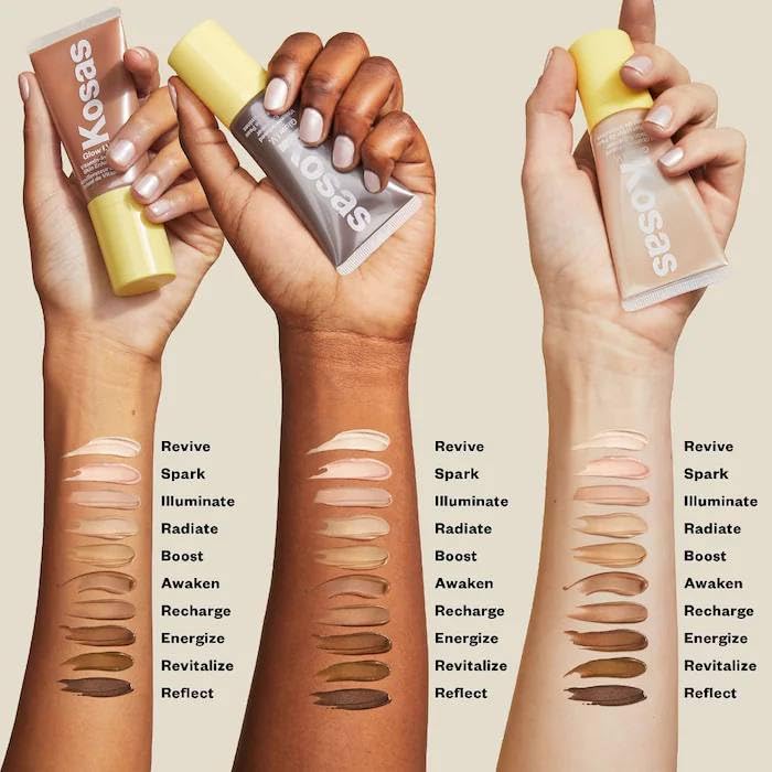 Kosas Glow I.V. - Vitamin-Infused Skin Illuminating Enhancer - Spark. Bonus Premium Korean Sheet Masque with Collagen KosasBuy Supplements Australia