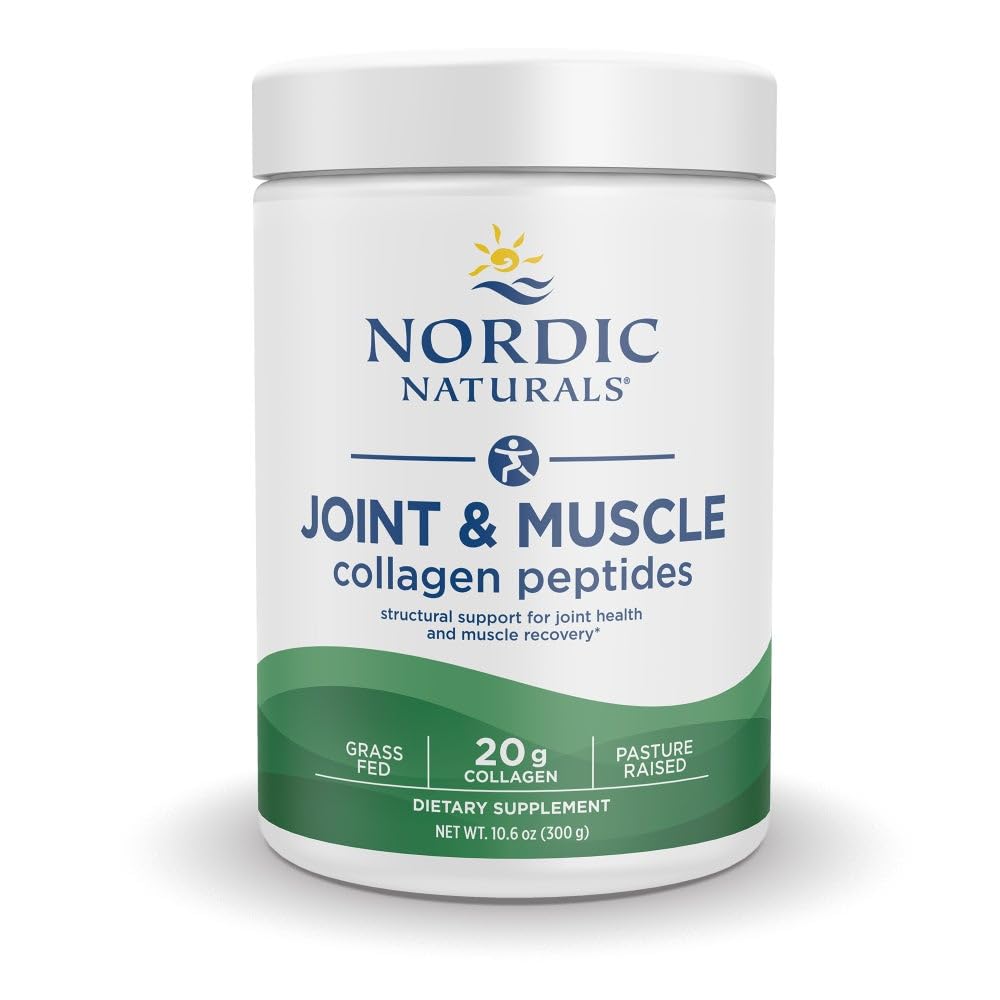 Nordic Naturals Joint & Muscle Collagen Peptides, Unflavored - 10.6 Ounces - Collagen Supplement for Skin Health and Joint Mobility - 15 Servings Nordic Naturals buy supplements Au