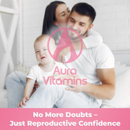 Fertili-t Female (90 Caps) Natural Fertility Support, Hormonal Balance & Prenatal Vitamins for Women, Conception Support, Natural Fertility Supplement with Aguaje & Red Maca (30-Day Supply) (1) AURA VITAMINS buy supplements Au