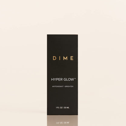 DIME Beauty Hyper Glow Treatment Vitamin C Serum Dark Spot Remover for Face Brightening Hydrating Antioxidant Vitamin C Serum for Face with Ferulic Acid Resveratrol Hyaluronic Acid Aloe 1 oz / 30 ml DIMEBuy Supplements Australia