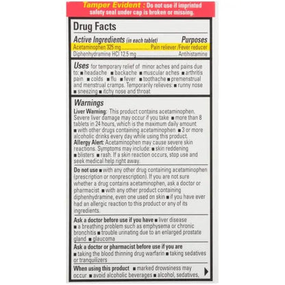 Percogesic Original Pain Relief | Aspirin Free Fast Acting Relief | 90 Coated Caplets (4 Pack) PercogesicBuy Supplements Australia
