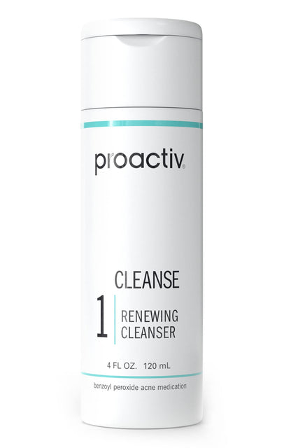 Proactiv Acne Cleanser - Benzoyl Peroxide Face Wash and Acne Treatment - Daily Facial Cleanser and Hyularonic Acid