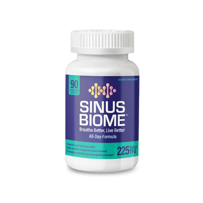 NANOWELL Sinus Biome All-Day Formula Dietary Supplement, 90 Vegetarian Capsules, 225 Billion TFU for Nasal, Sinus, Respiratory Support NANOWELLBuy Supplements Australia