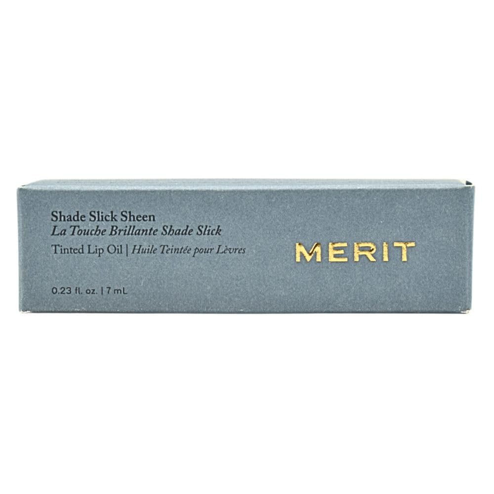 Merit Shade Slick Hydrating Tinted Lip Oil – Twin Set Mauve | Vegan Lip Gloss with Rosehip, Shea & Jojoba Oils for Moisturizing High-Shine Color MeritBuy Supplements Australia