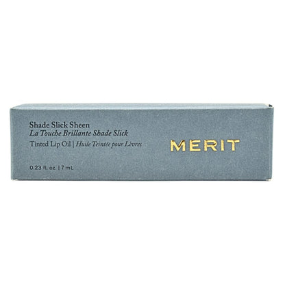 Merit Shade Slick Hydrating Tinted Lip Oil – Twin Set Mauve | Vegan Lip Gloss with Rosehip, Shea & Jojoba Oils for Moisturizing High-Shine Color MeritBuy Supplements Australia