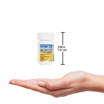 HealthA2Z® Allergy Relief, Levocetirizine Dihydrochloride 5mg, Dye Free Antihistamine, 24 Hours Relief from Sneezing, Runny Nose, Itchy Nose and Eyes (60 Counts) HealthA2Z buy supplements Au
