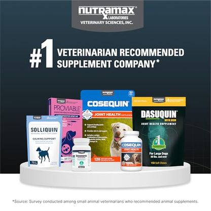 Nutramax Dasuquin for Large Dogs, Joint Health Supplement, Contains Glucosamine for Dogs, Plus Chondroitin, ASU and More, Supports Healthy Joints, Chewable Tablets, 150 Count Nutramax LaboratoriesBuy Supplements Australia