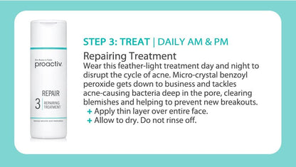 Proactiv Repair Acne Treatment Benzoyl Peroxide Spot Treatment and Repairing Serum Clear, 3 Fl Oz