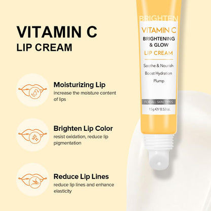NEUTRIHERBS Lip Cream, Vitamin C Lip Balm to Nourish and Soothes Dry, Cracked Lips