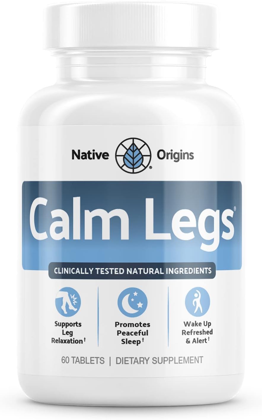 Calm Legs Natural for Natural Itching, Crawling, Tingling and Agitated Leg with Iron, Magnesium, and Valerian Root (60 Tablets)… Calm LegsBuy Supplements Australia