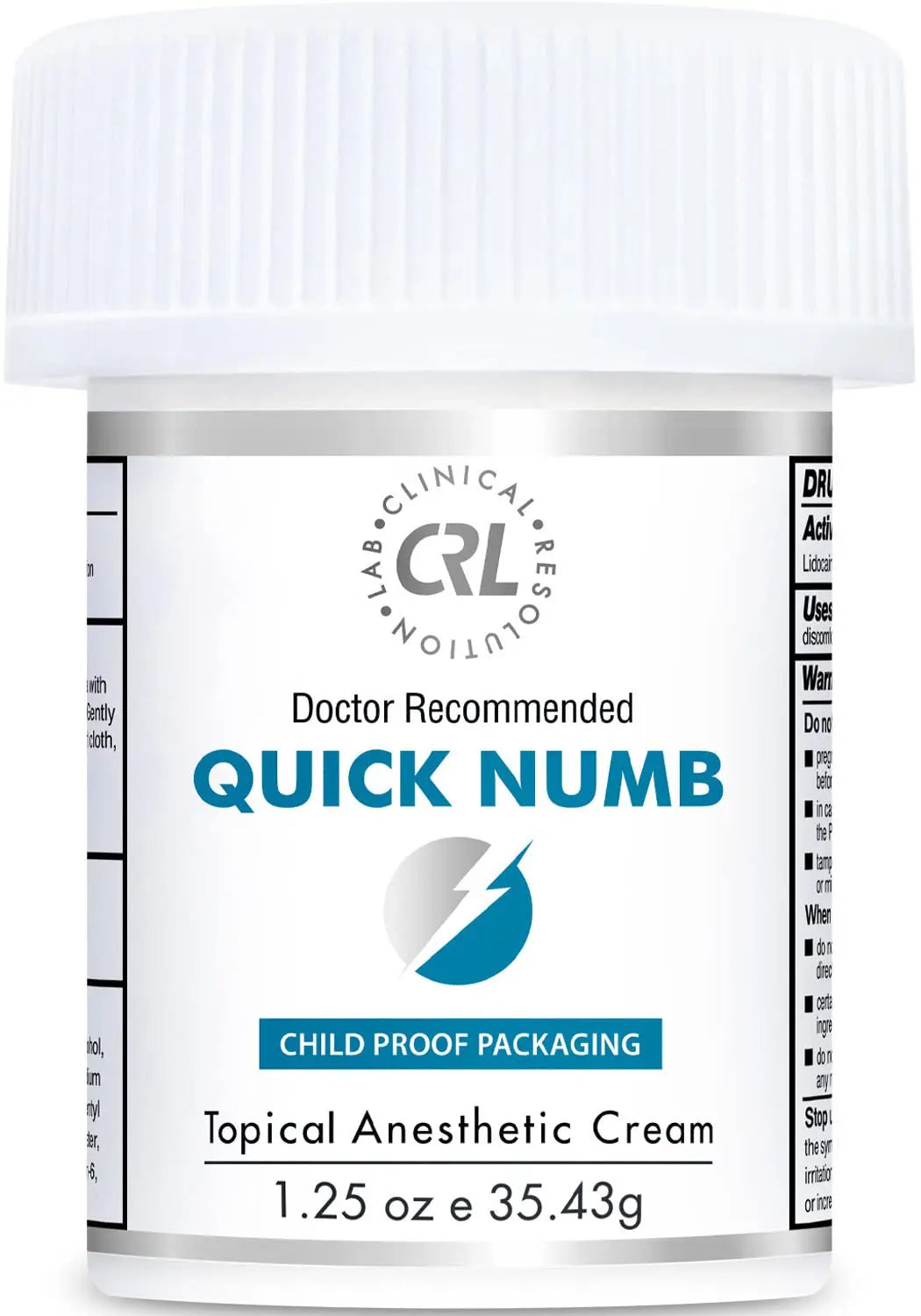 Quick Numb 5% Lidocaine Cream Maximum Strength Liposomal, Fast Itch Burn Pain Relief Cream with Aloe Allantoin Vitamin E, Gentle on Skin Support Healing Hemorrhoid Treatment 1.25 oz Clinical ResolutionBuy Supplements Australia