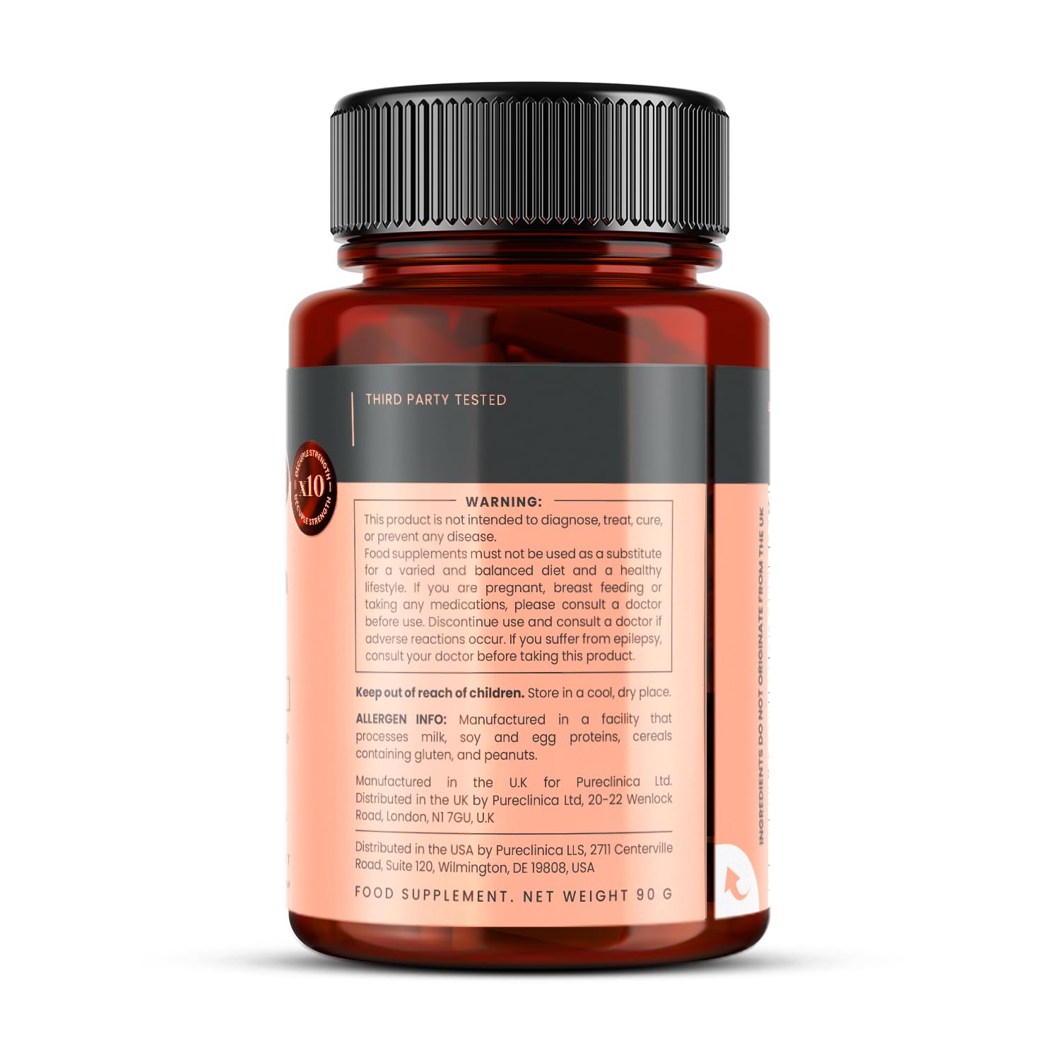 Double Strength Silica Complex – 500mg Horsetail Extract (4:1) per Tablet – 90 Tablets – 3 Month Supply – with Zinc, Manganese & Boron pureclinica buy supplements Au
