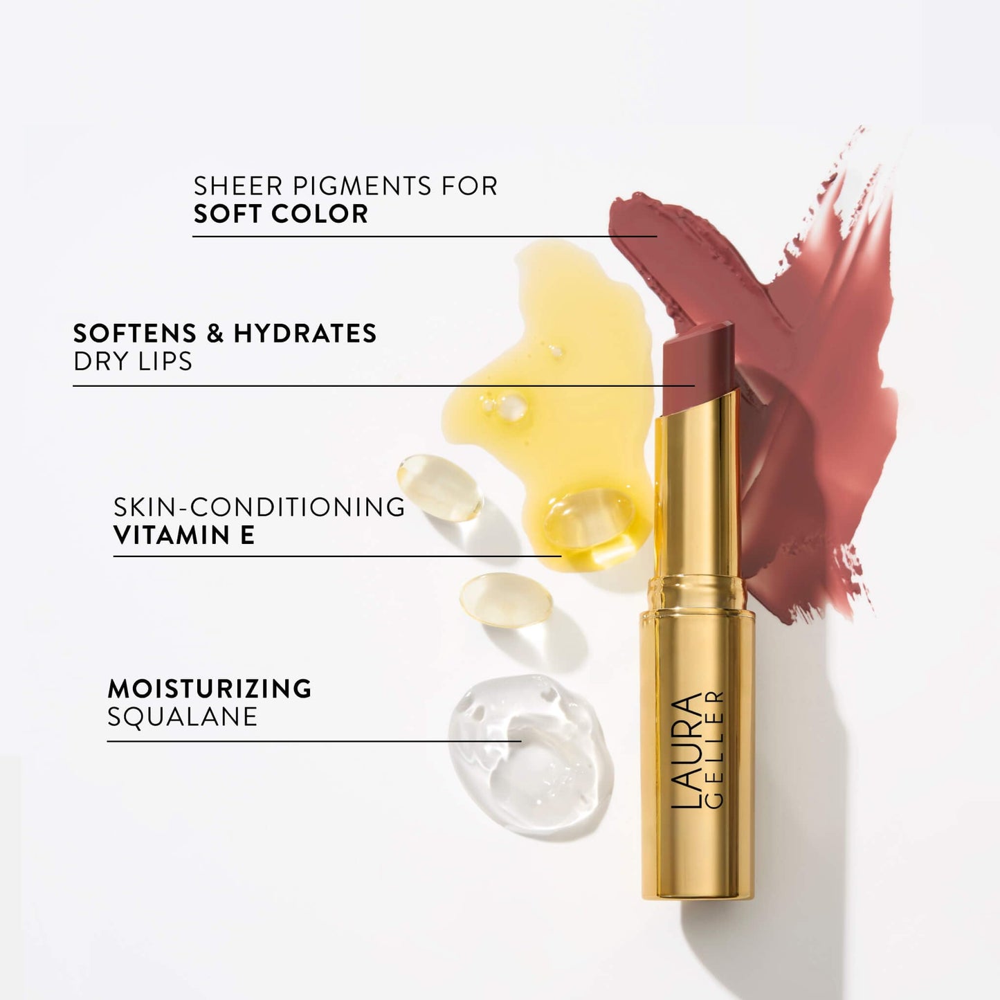 LAURA GELLER NEW YORK Jelly Balm Moisturizing Tinted Lip Balm - Sheerly Amazing - Hydrating Vitamin E - Semi-Shine Finish LAURA GELLER NEW YORKBuy Supplements Australia