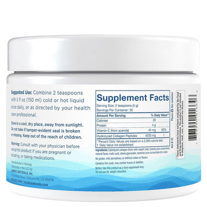 Nordic Naturals Nordic Beauty Marine Collagen Powder, Strawberry - 5.29 Ounces - Collagen Powder Supplement for Healthy Skin, Joints, and Bones, Vitamin C for Antioxidant Support - 30 Servings Nordic Naturals buy supplements Au