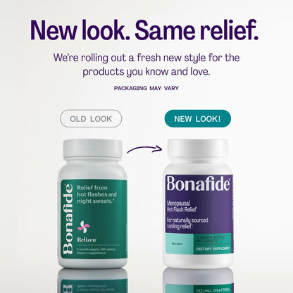 Relizen by Bonafide. Relief from Menopausal Hot Flashes & Night Sweats. — 2-Month Supply (120 Tablets) Bonafide buy supplements Au