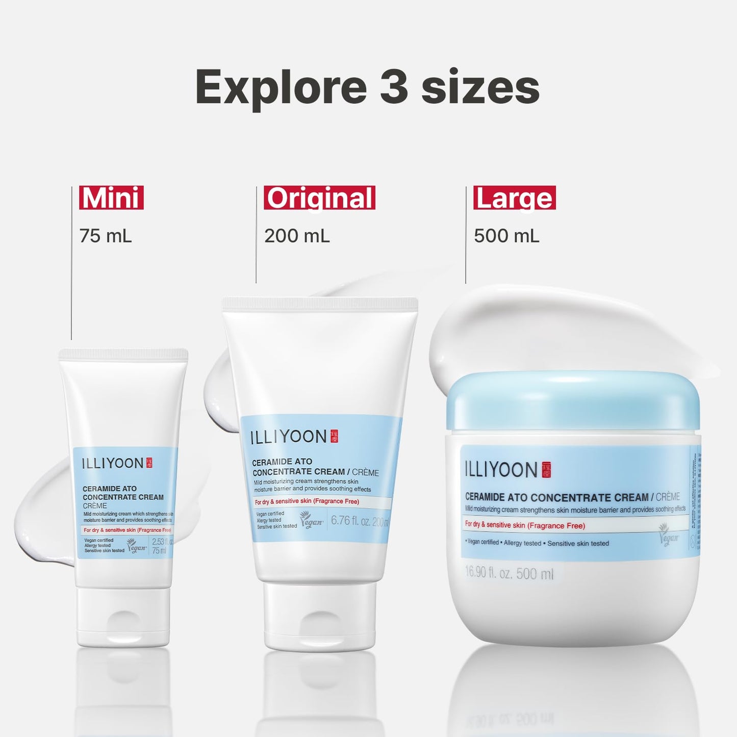 Illiyoon Ceramide Ato Concentrate Cream | Moisturizer for Dry & Sensitive Skin, 100hr Lasting Hydration