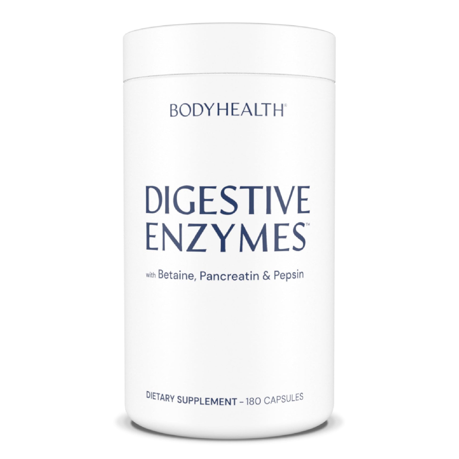 BodyHealth Digestive Enzymes Full Spectrum Digestive Support (180 caps), Betaine, Pepsin, Pancreatin BPP Loaded with Enzymes and Probiotics, Relief for Stomach Bloating, Heartburn, Gas, Constipation BodyHealthBuy Supplements Australia