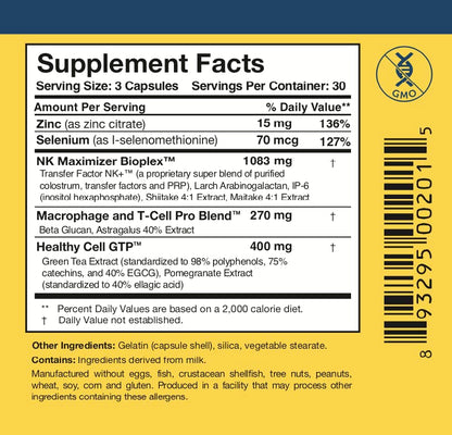 Researched Nutritionals Liposomal Glutathione (450mg) + Colostrum & Mushrooms Supplement for Immunity - Enhanced Immunity Duo - Tri-Fortify Watermelon + Transfer Factor Multi-Immune (2 Piece Set) Researched Nutritionals buy supplements Au