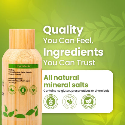Bestmade Natural Products Arnica Montana 30C - Muscle Recovery, Soreness Relief, Pain Aid, and Holistic Wellness Support, 140 Pellets Bestmade Naturalproducts.comBuy Supplements Australia