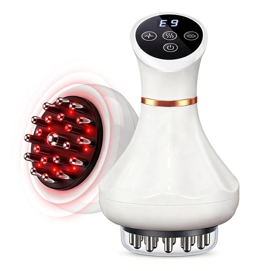 ZRCZRC Lymphatic Drainage Massager, Lymphatic Massager, Helps Reduce Stretch Marks & Cellulite, for Legs, Arms & Belly, Body Sculpting Machine with Microcurrent, Light, Heat & Vibration, White ZRCZRC buy supplements Au