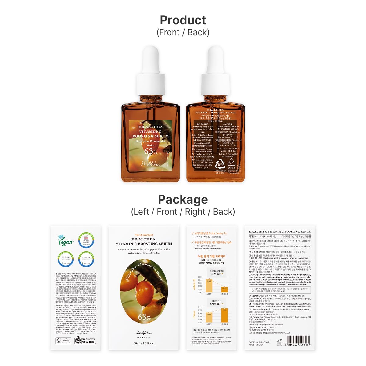 Dr.Althea Vitamin C Boosting Serum | Daily Facial Serum with TRANEXAMIC ACID for All Skin Types | Helps Remove Dark Spots & Uneven Skin Tone | Korean Vegan Skin Care