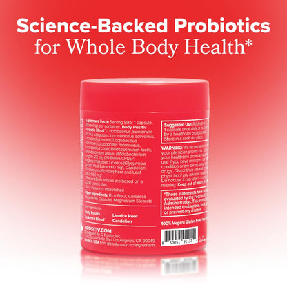 O Positiv URO Women’s Probiotic – All-in-one Probiotic for Women - Vaginal, Gut, Skin, and Oral Microbiome Health – 20B+ CFUs, Licorice Root, Dandelion