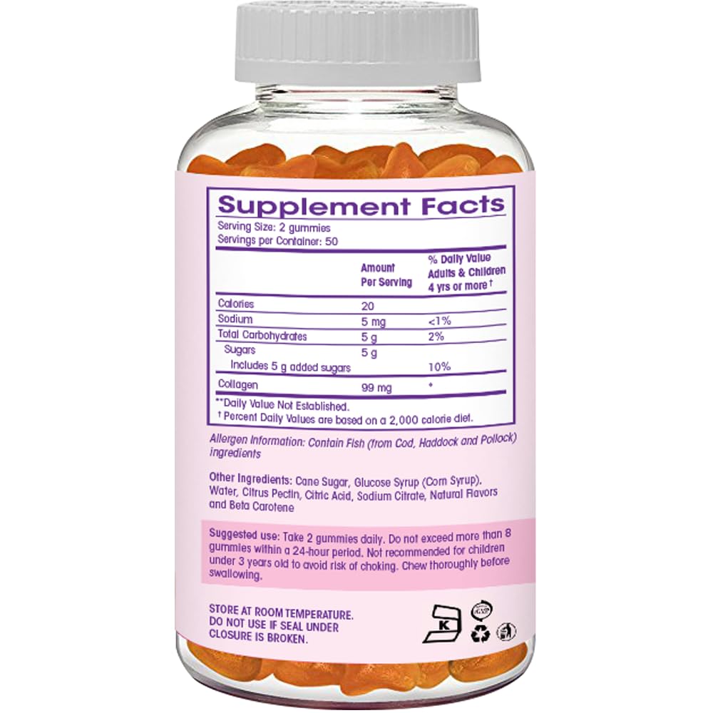 Collagen Gummies- Natural Marine Collagen for Women, and Men- Collagen Supplements for Skin Hair, Nails- Hydrolyzed Type 2 & 1 3- Replace Pills and Powders - No Gelatin, Kosher, Halal- 100 Ct. Flamingo Supplements buy supplements Au